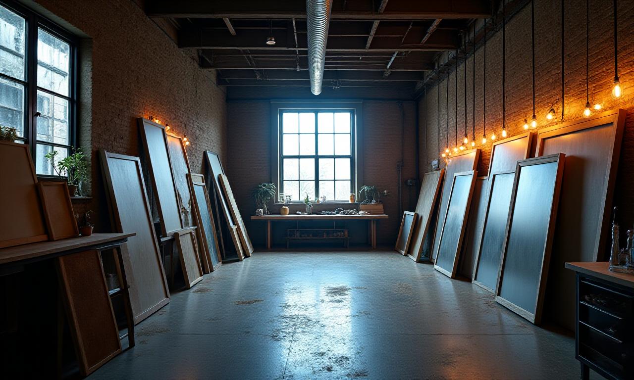 Artisan framing workshop in New York